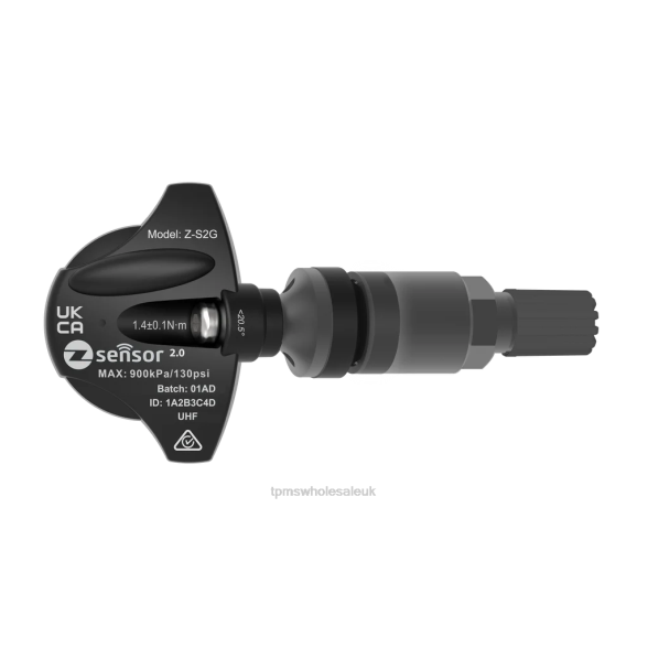 TPMS Sensor Replacement D8061124 | Ford OE Replacement TPMS Sensor - OE P/N 8G921A189KB, 8G921A159AC Freq 433Mhz Metal Valve Stem - Dark Gray