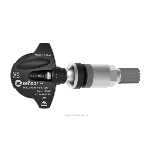 TPMS Sensor D806853 | SsangYong Motor OE Replacement TPMS Sensor - OE P/N 4199034000 Freq 433Mhz Metal Valve Stem - Silver