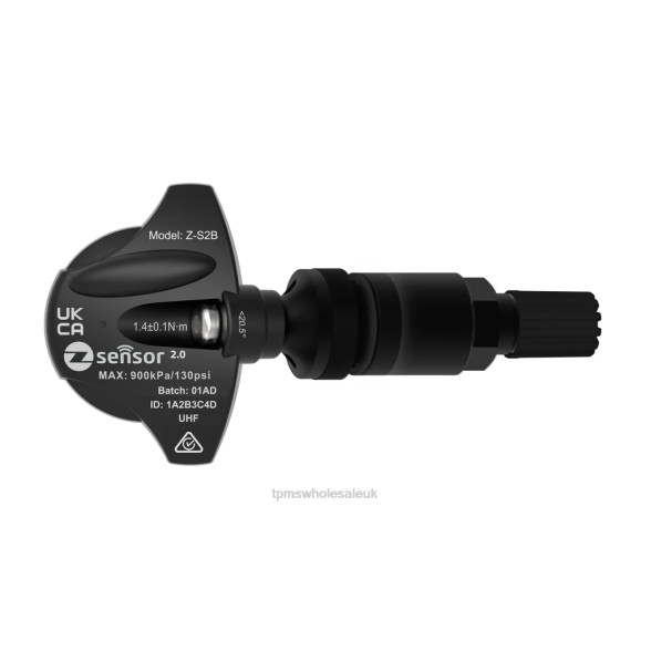 TPMS Sensor UK D806456 | Mahindra Rise OE Replacement TPMS Sensor - OE P/N 1805BA0131NA Freq 433Mhz Metal Valve Stem - Black